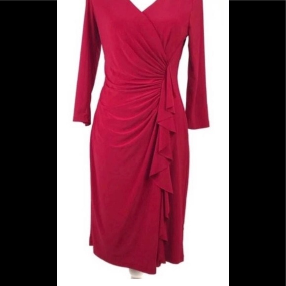 Beautiful red dress by American living. Size 14 - Picture 2 of 4